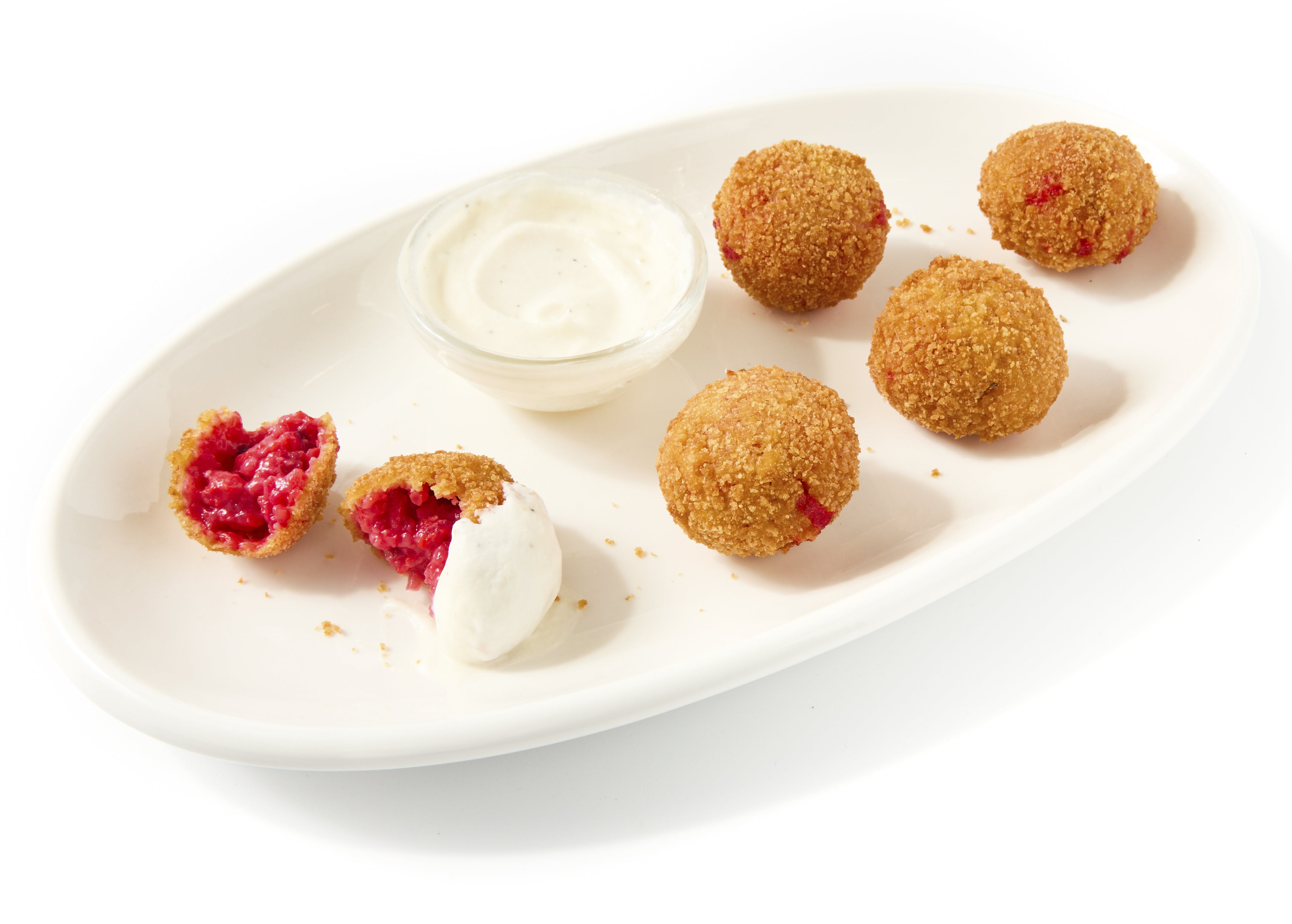 Beet & Goat Cheese Arancini by John DeLucie