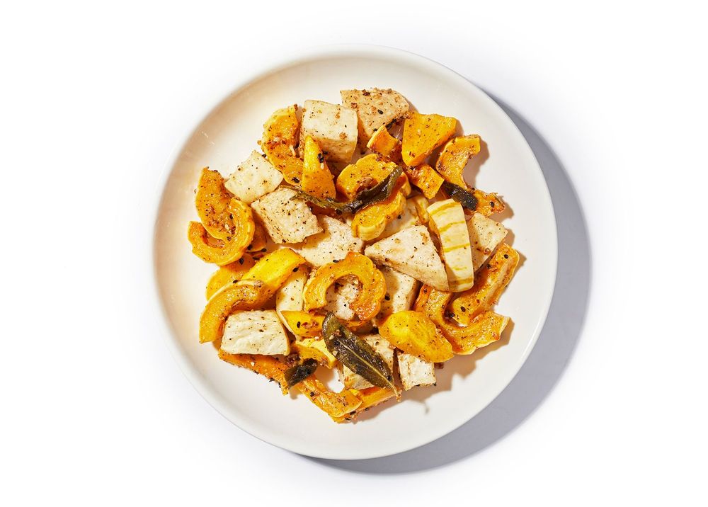 Roasted Root Vegetables by Stacy Bareng